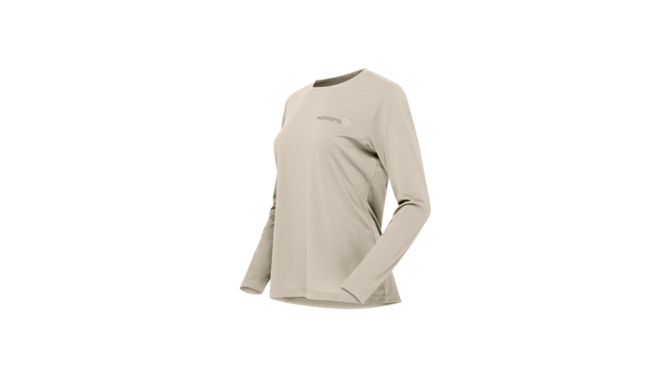 Norrona Femund Tech Long Sleeve Top - Womens, Oatmeal, Small, 2630-24-4411-S