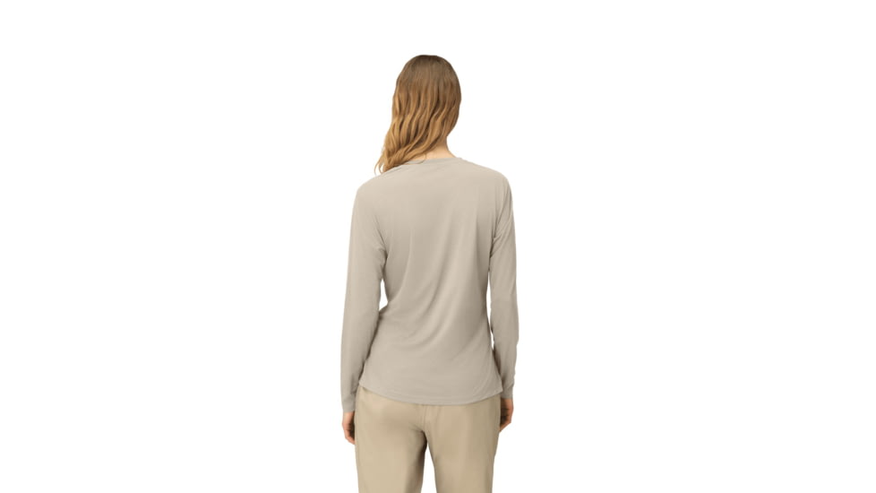 Norrona Femund Tech Long Sleeve Top - Womens, Oatmeal, Small, 2630-24-4411-S