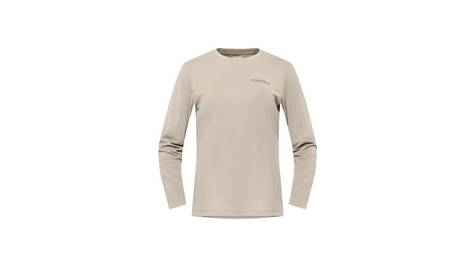 Norrona Femund Tech Long Sleeve Top - Womens, Oatmeal, Small, 2630-24-4411-S