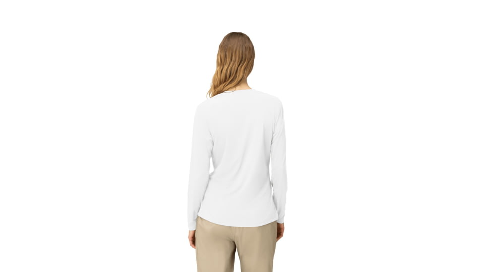 Norrona Femund Tech Long Sleeve Top - Womens, Snow White, Extra Small, 2630-24-9928-XS
