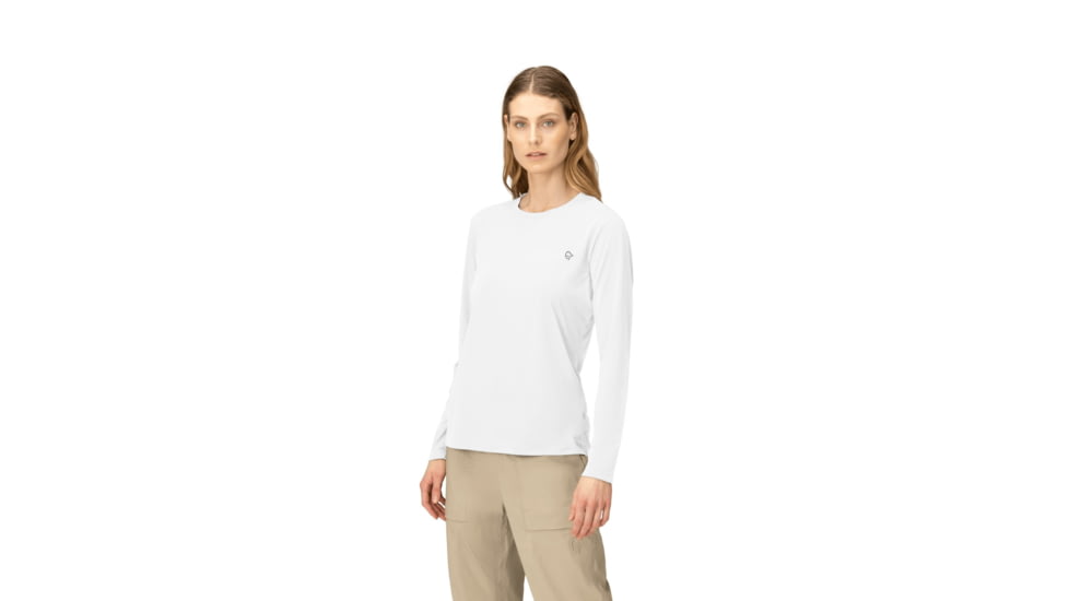 Norrona Femund Tech Long Sleeve Top - Womens, Snow White, Extra Small, 2630-24-9928-XS