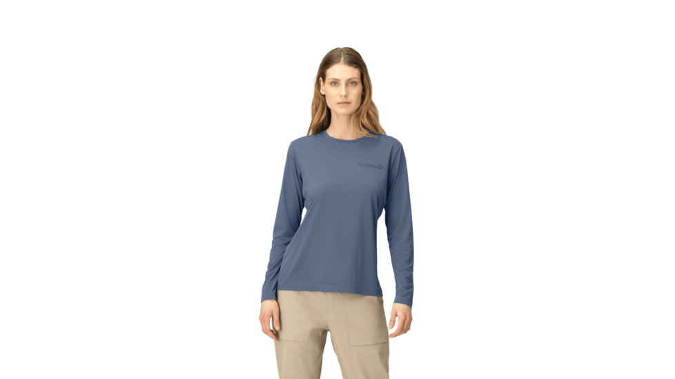 Norrona Femund Tech Long Sleeve Top - Womens, Vintage Indigo, Extra Small, 2630-24-2308-XS