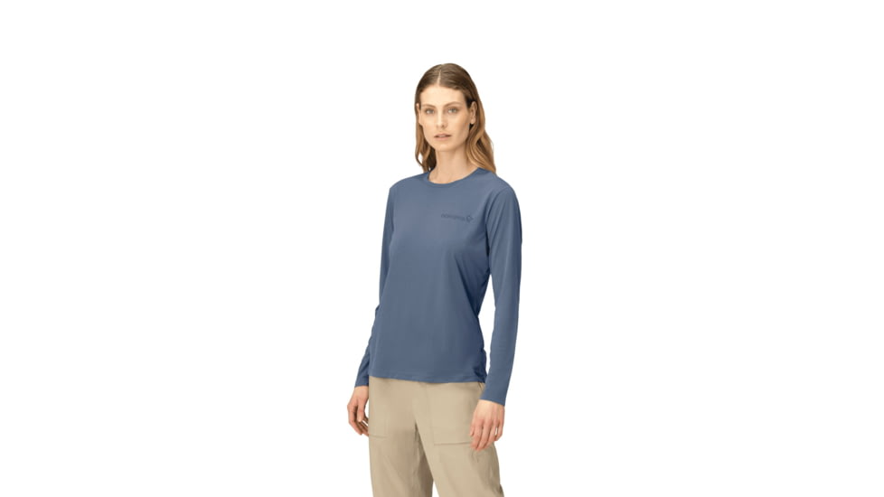 Norrona Femund Tech Long Sleeve Top - Womens, Vintage Indigo, Extra Small, 2630-24-2308-XS