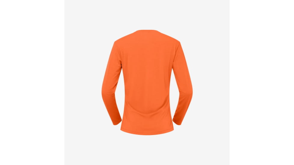 Norrona Femund Tech Long Sleeve - Womens, Orange Alert, Medium, 2630-24-5620-M
