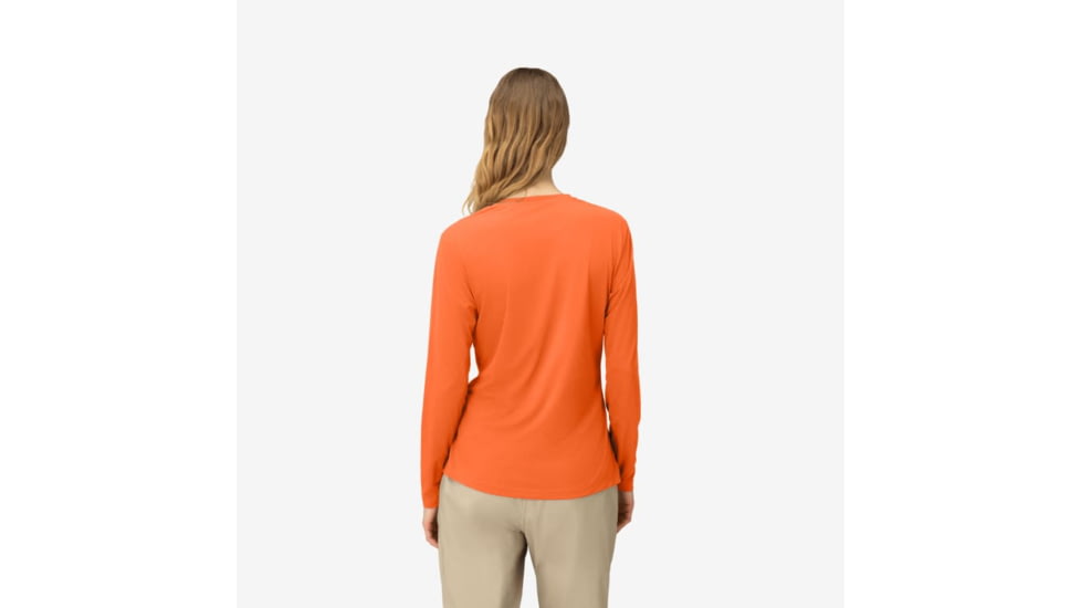 Norrona Femund Tech Long Sleeve - Womens, Orange Alert, Medium, 2630-24-5620-M