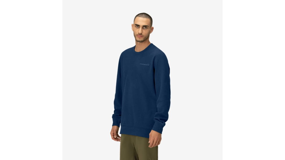 Norrona Femund Warm1 Crew Neck Top, Indigo Night, Small, 2666-24-2295-S