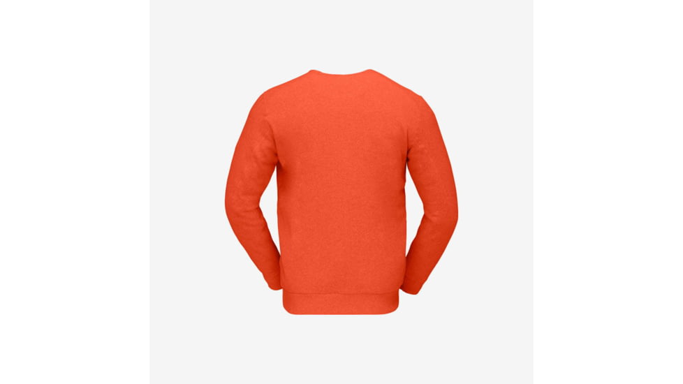 Norrona Femund Warm1 Crew Neck Top, Pureed Pumpkin, Small, 2666-24-5621-S