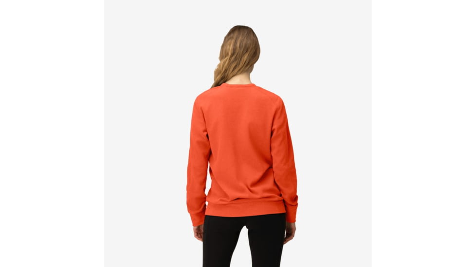 Norrona Femund Warm1 Crew Neck Top, Pureed Pumpkin, Small, 2666-24-5621-S