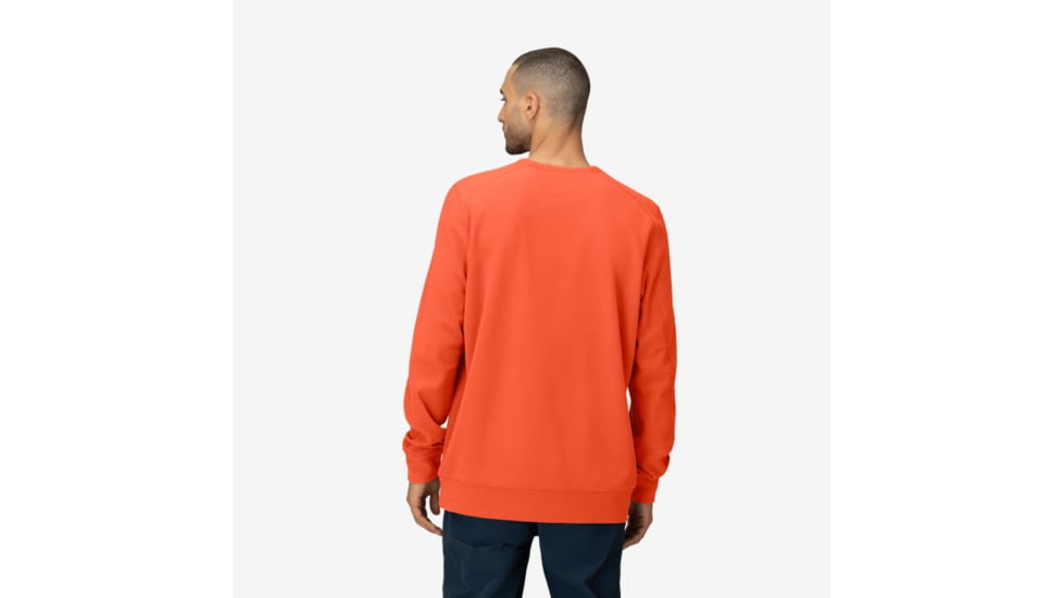 Norrona Femund Warm1 Crew Neck Top, Pureed Pumpkin, Small, 2666-24-5621-S