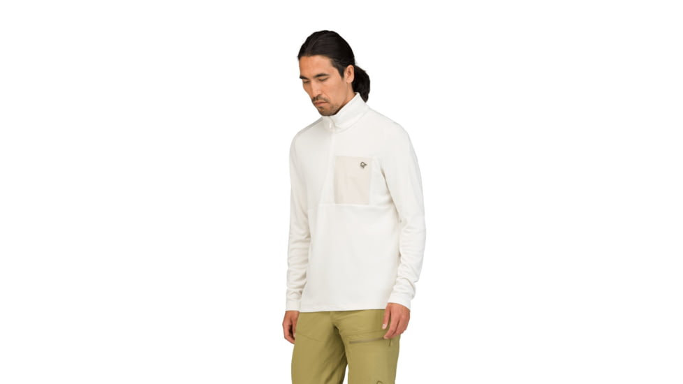 Norrona Femund Warm1 Half-Zip Top - Mens, Snow White, Large, 2658-25-9928-L