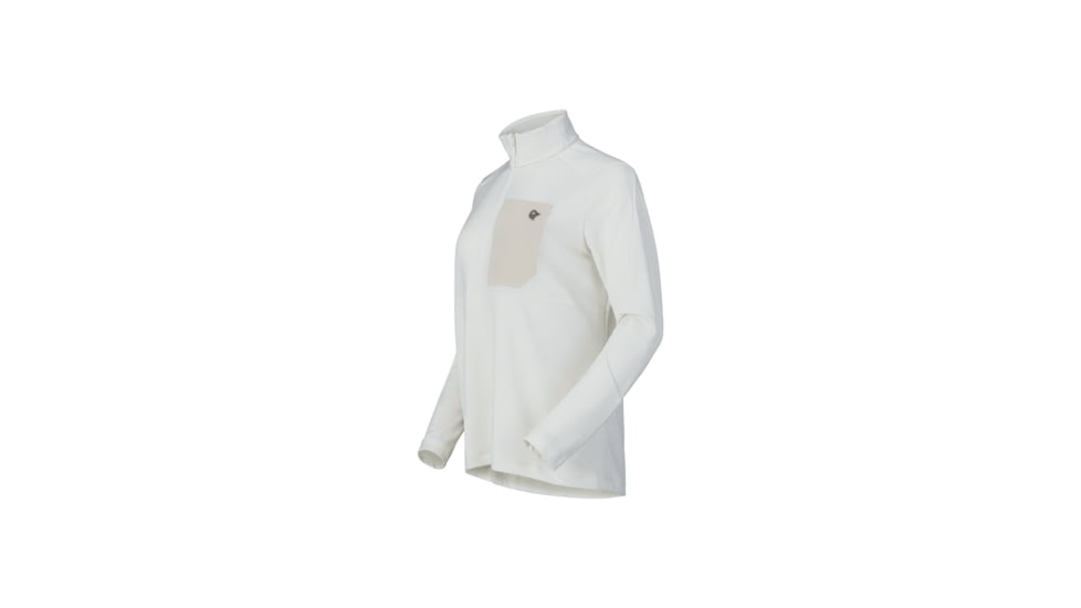Norrona Femund Warm1 Half-Zip Top - Womens, Snow White, Large, 2659-25-9928-L