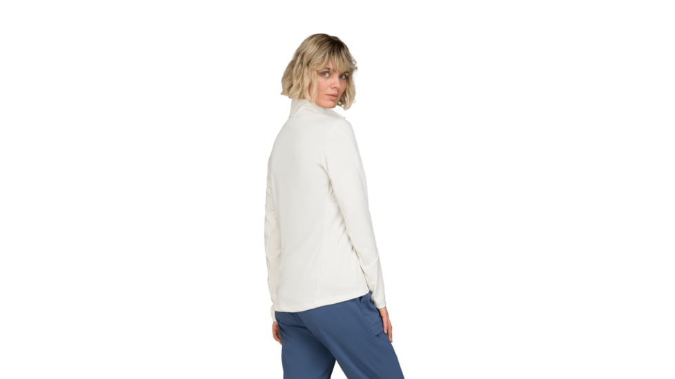 Norrona Femund Warm1 Half-Zip Top - Womens, Snow White, Large, 2659-25-9928-L
