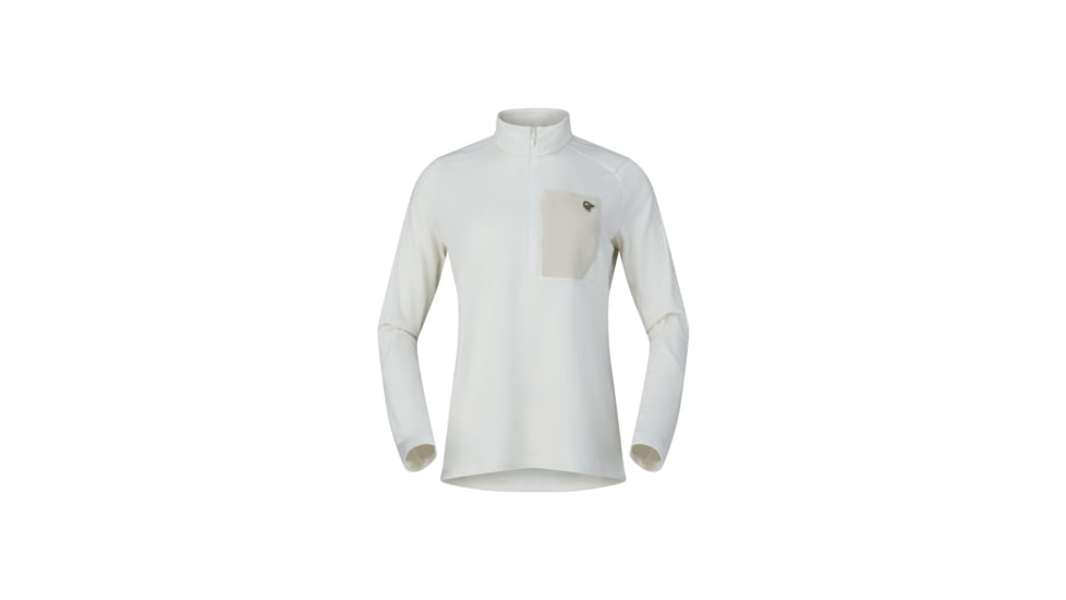 Norrona Femund Warm1 Half-Zip Top - Womens, Snow White, Large, 2659-25-9928-L