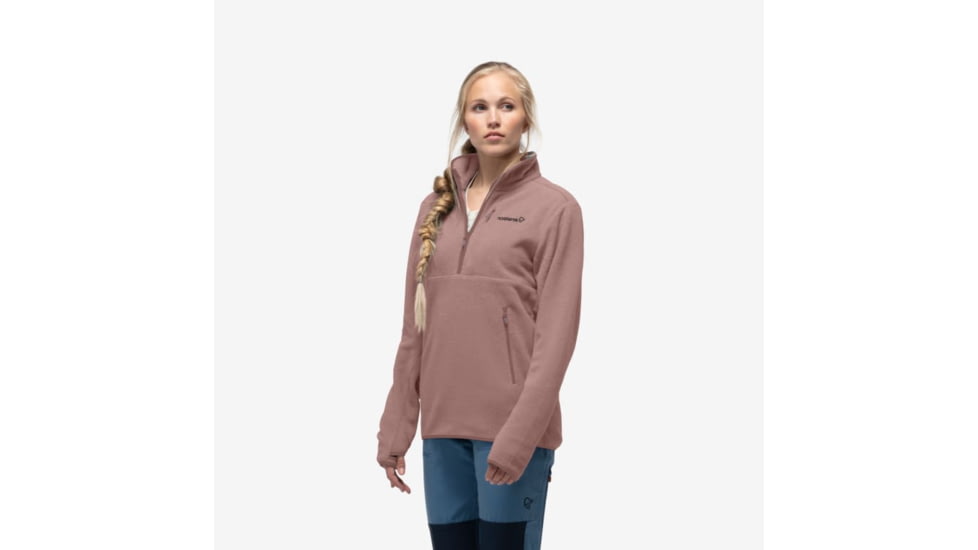 Norrona Femund Warm2 Halfzip Top, Grape Shake, Extra Large, 2665-24-6749-XL