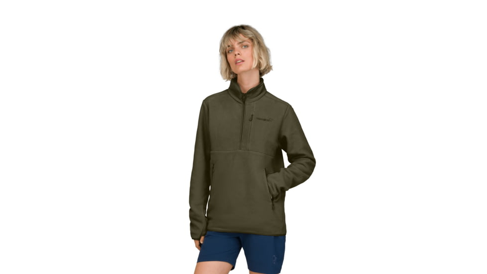 Norrona Femund Warm2 Halfzip Top, Olive Night, Medium, 2665-24-3301-M