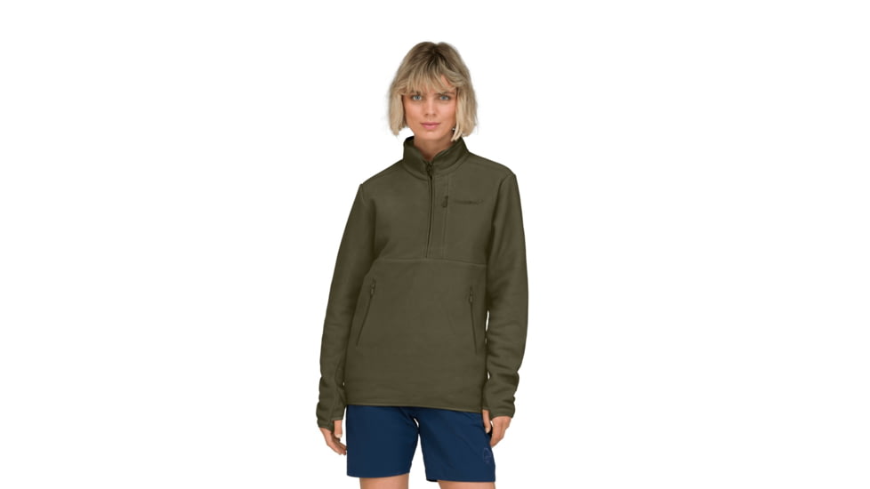 Norrona Femund Warm2 Halfzip Top, Olive Night, Medium, 2665-24-3301-M