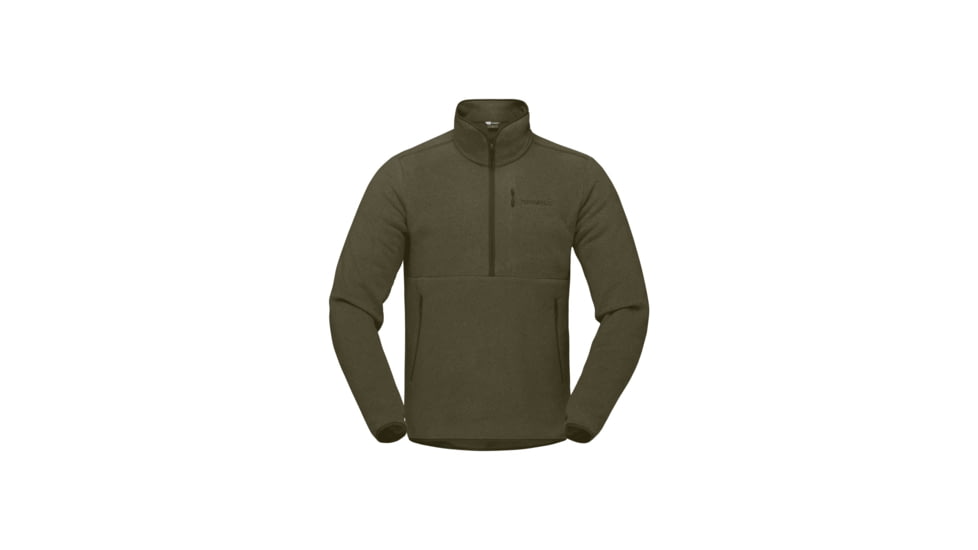 Norrona Femund Warm2 Halfzip Top, Olive Night, Medium, 2665-24-3301-M