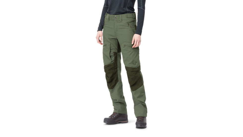 Norrona Finnskogen Hybrid Pants - Mens, Green, Extra Large, 6063-14-3308-XL