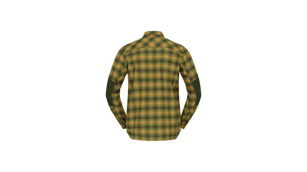 Norrona Finnskogen Wool Shirt - Mens, Forest Green, Extra Large, 2802-23-3430-XL