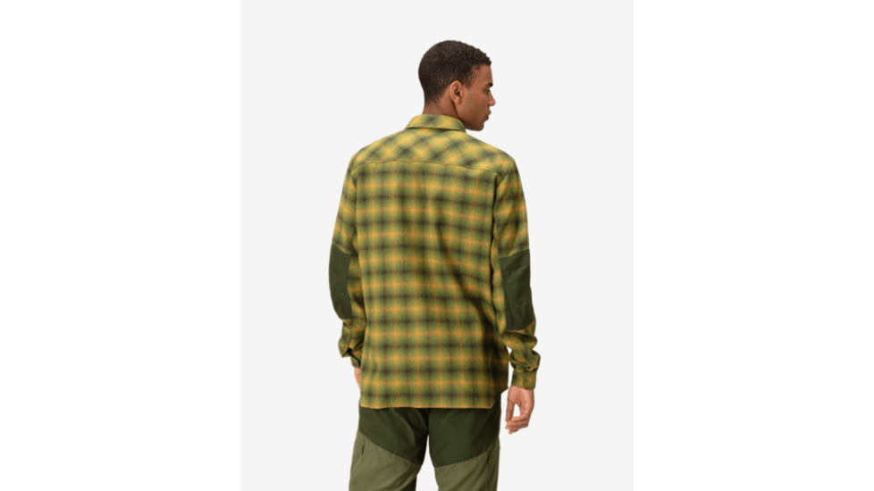 Norrona Finnskogen Wool Shirt - Mens, Forest Green, Extra Large, 2802-23-3430-XL