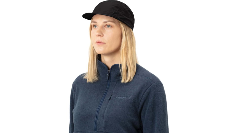 Norrona Five Panel Tech Cap, Caviar, Small/Medium, 5215-20-7718-S/M