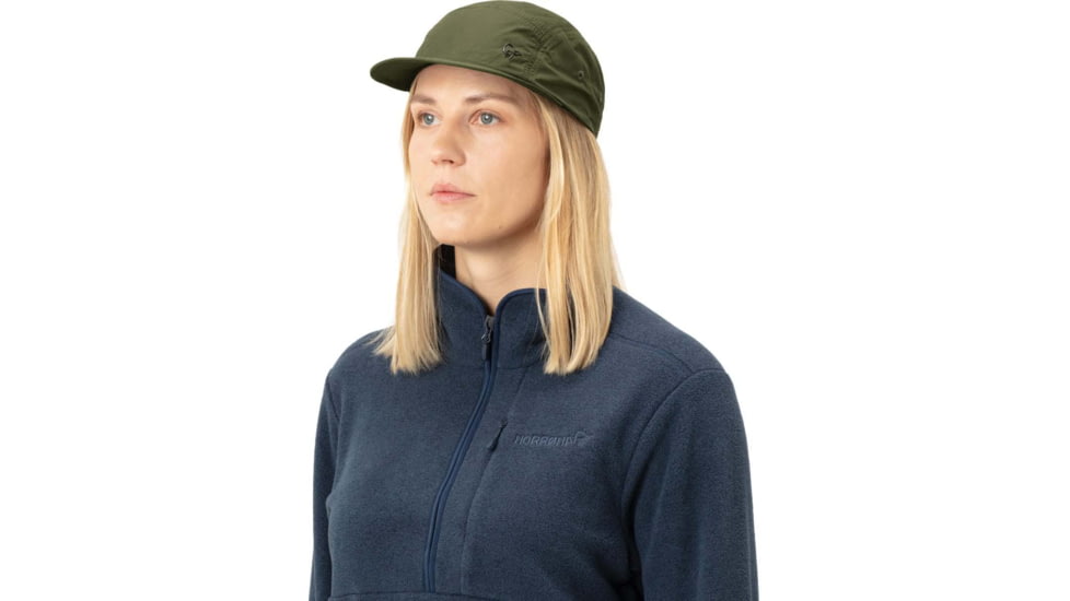 Norrona Five Panel Tech Cap, Olive Night, Small/Medium, 5215-20-3301-S/M