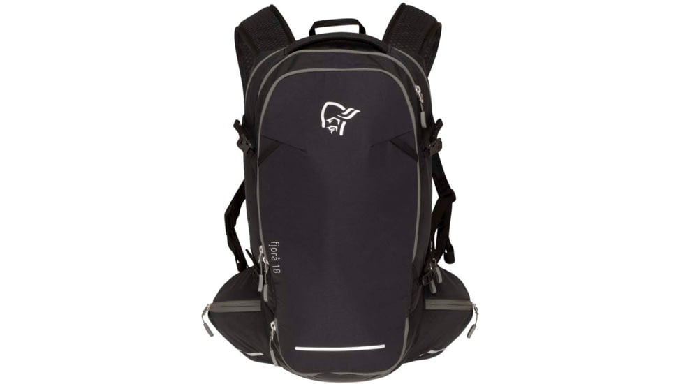 Norrona Fjora Econyl 18L Pack, Caviar Black, 2201-23 7718 ONE SIZE