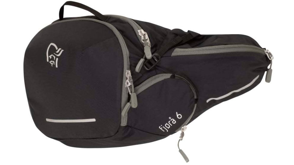 Norrona Fjora Econyl 6L Hip Pack, Caviar Black, 2206-23 7718 ONE SIZE