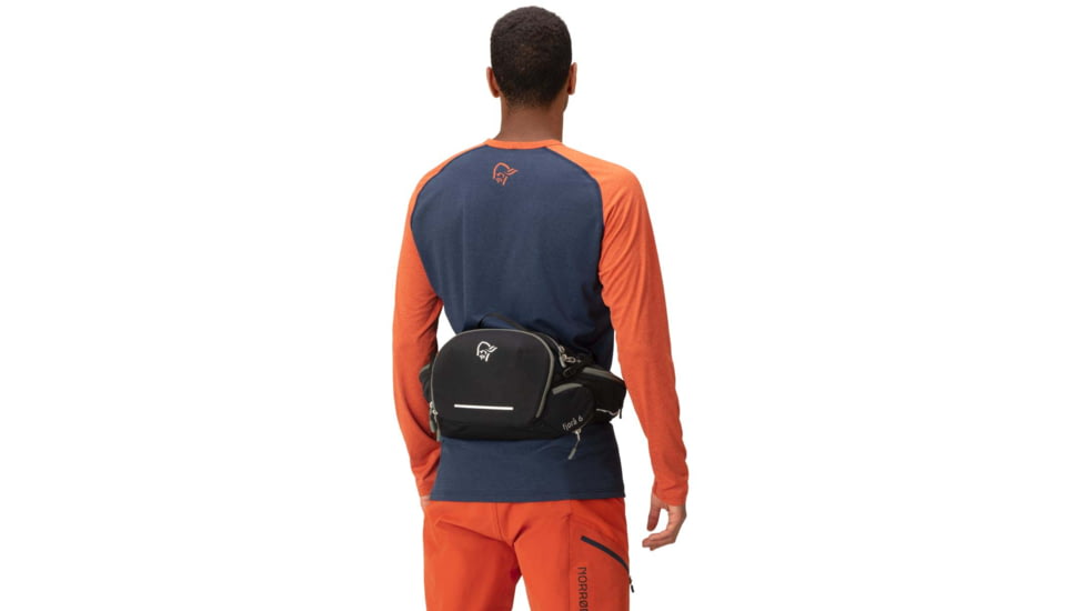 Norrona Fjora Econyl 6L Hip Pack, Caviar Black, 2206-23 7718 ONE SIZE