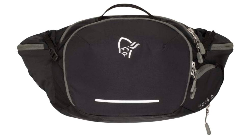 Norrona Fjora Econyl 6L Hip Pack, Caviar Black, 2206-23 7718 ONE SIZE