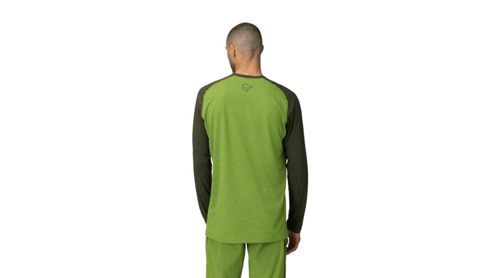 Norrona Fjora Equaliser Lightweight Long Sleeve - Mens, Norrona Green, Medium, 2222-18-3397-M