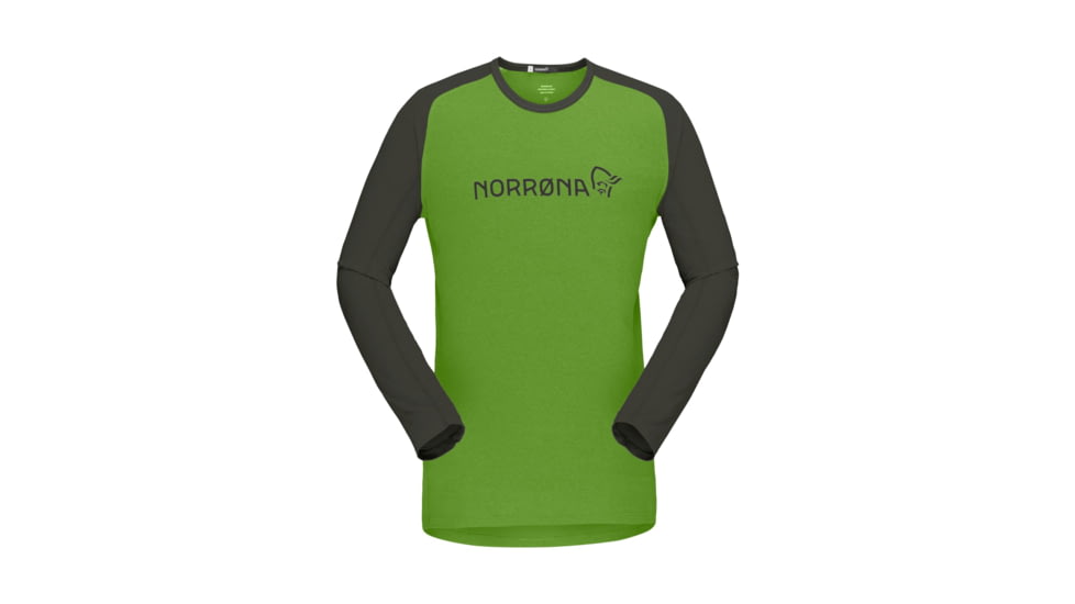 Norrona Fjora Equaliser Lightweight Long Sleeve - Mens, Norrona Green, Medium, 2222-18-3397-M