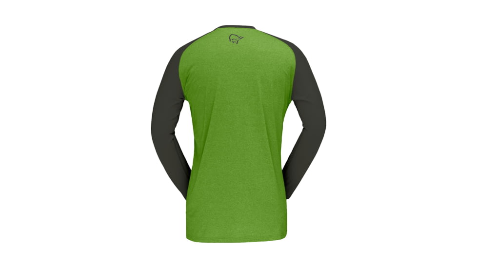 Norrona Fjora Equaliser Lightweight Long Sleeve - Mens, Norrona Green, Medium, 2222-18-3397-M