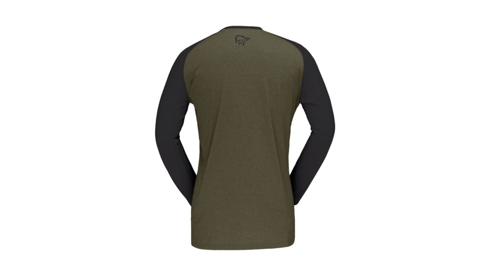 Norrona Fjora Equaliser Lightweight Long Sleeve - Mens, Olive Night, Extra Large, 2222-18-3301-XL