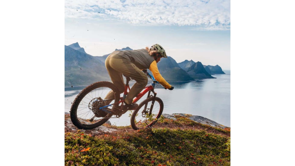 Norrona Fjora Equaliser Lightweight Long Sleeve - Mens, Sulphur/Vintage Indigo, Large, 2222-18 5012 L