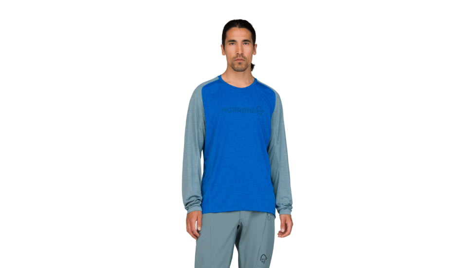 Norrona Fjora Equaliser Lightweight Long Sleeve Top - Mens, Skydiver, Small, 2232-25-2336-S