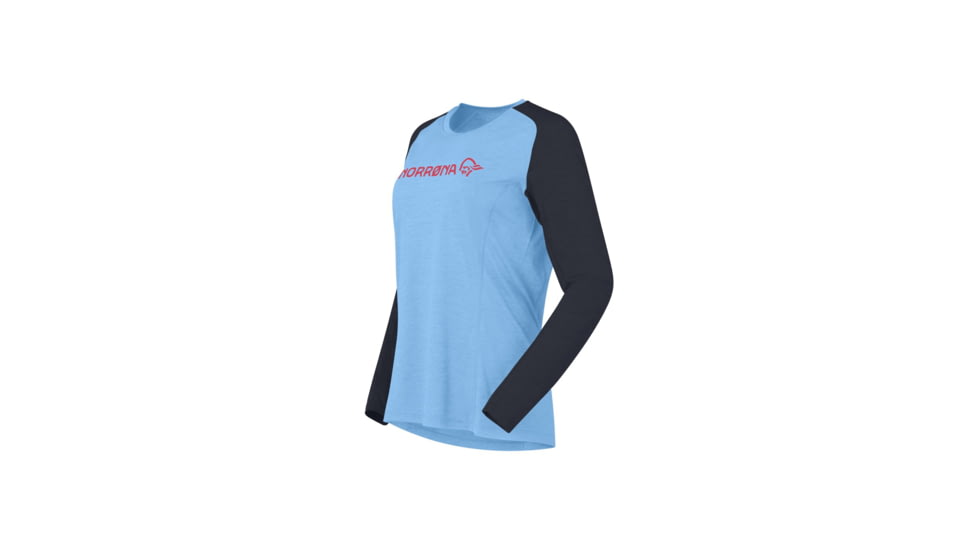 Norrona Fjora Equaliser Lightweight Long Sleeve Top - Womens, Frozen Fjord, Extra Small, 2234-25-2383-XS