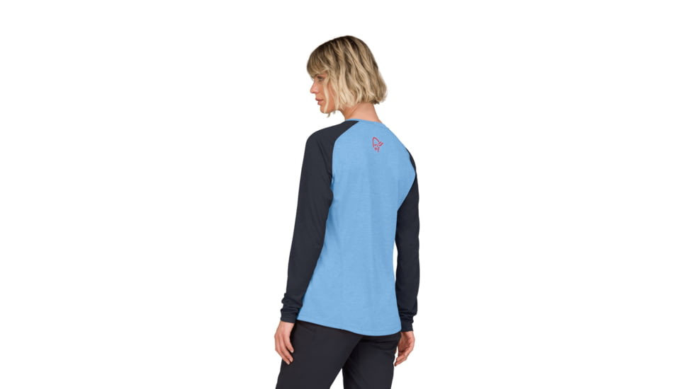 Norrona Fjora Equaliser Lightweight Long Sleeve Top - Womens, Frozen Fjord, Extra Small, 2234-25-2383-XS