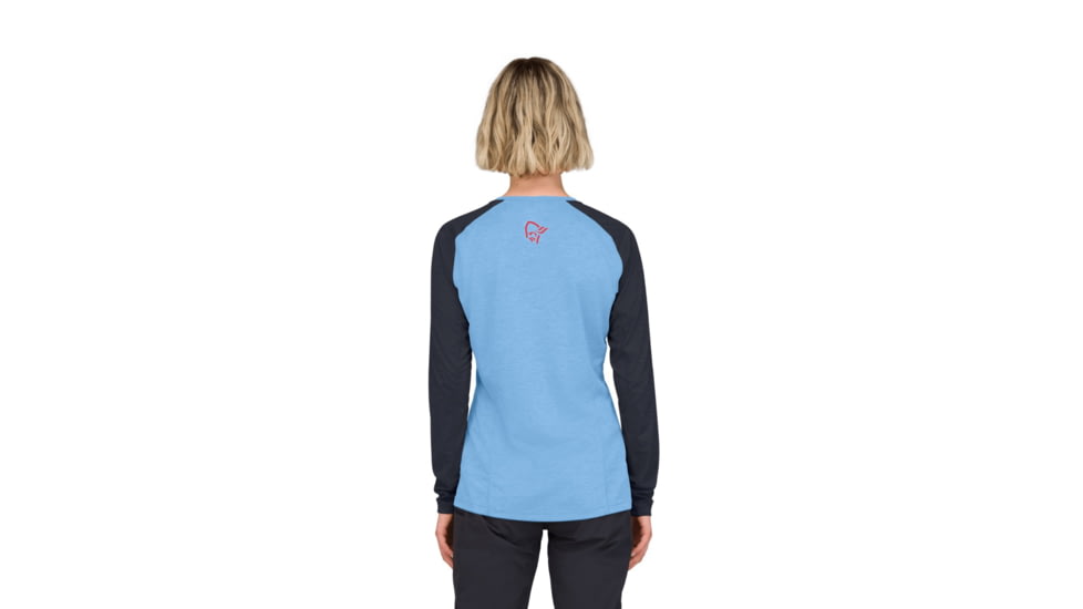 Norrona Fjora Equaliser Lightweight Long Sleeve Top - Womens, Frozen Fjord, Extra Small, 2234-25-2383-XS