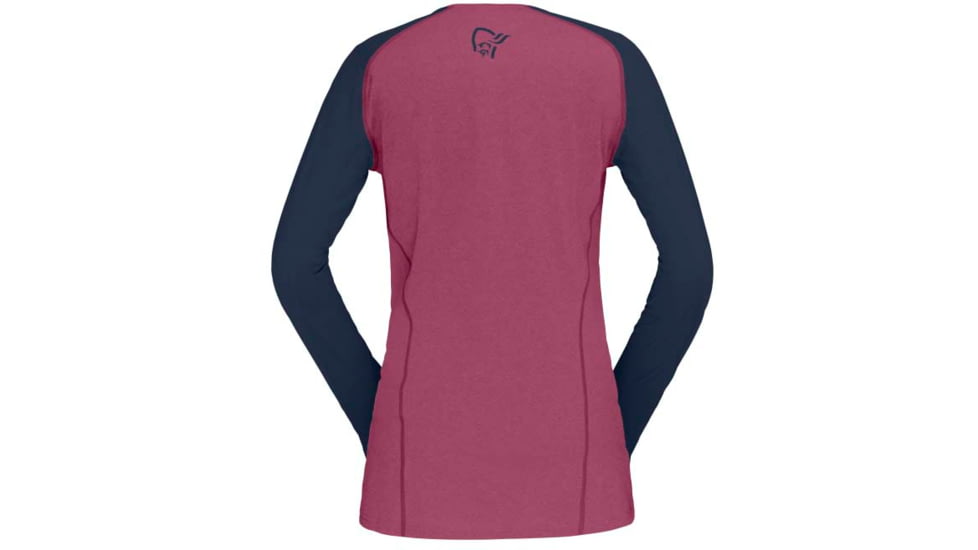 Norrona Fjora Equaliser Lightweight Long Sleeve - Womens, Violet Quartz/Indigo Night, Extra Small, 2228-18 6746 XS