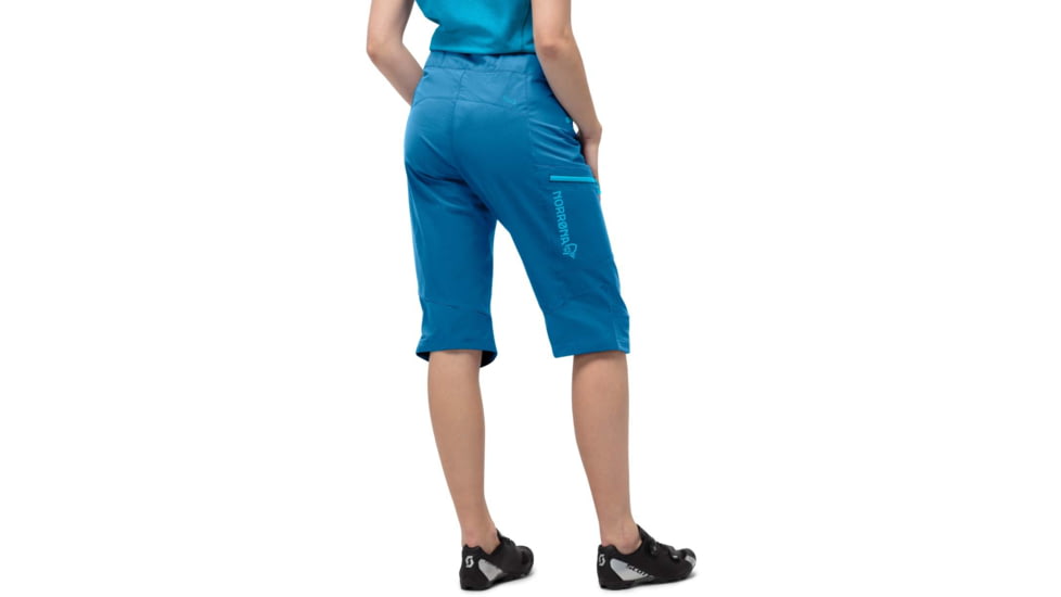 Norrona Fjora Flex Shorts - Womens, Mykonos Blue, Extra Small, 2205-20 6000 XS