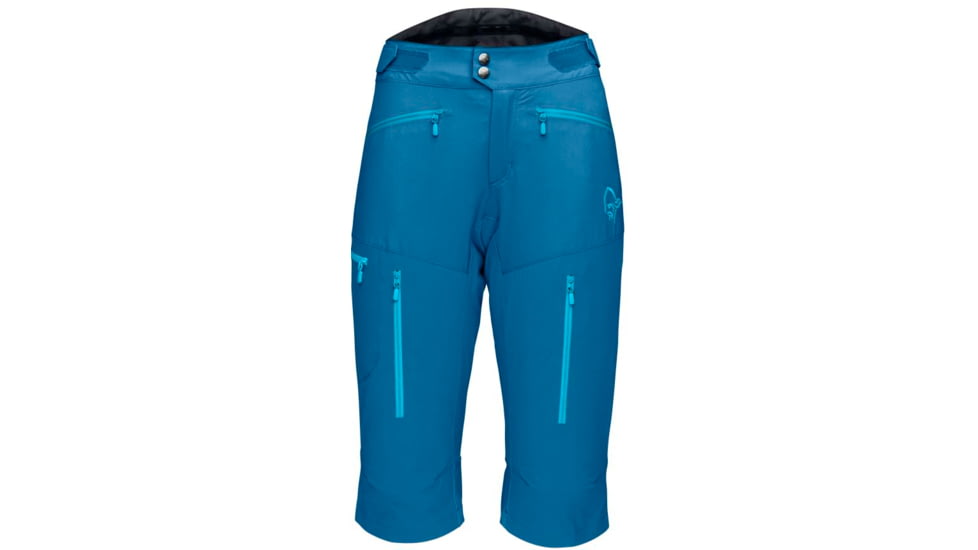 Norrona Fjora Flex Shorts - Womens, Mykonos Blue, Extra Small, 2205-20 6000 XS