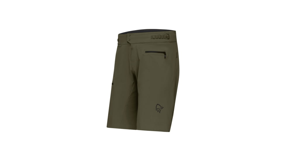 Norrona Fjora Flex1 Light Shorts - Mens, Olive Night, Medium, 2203-24-3301-M