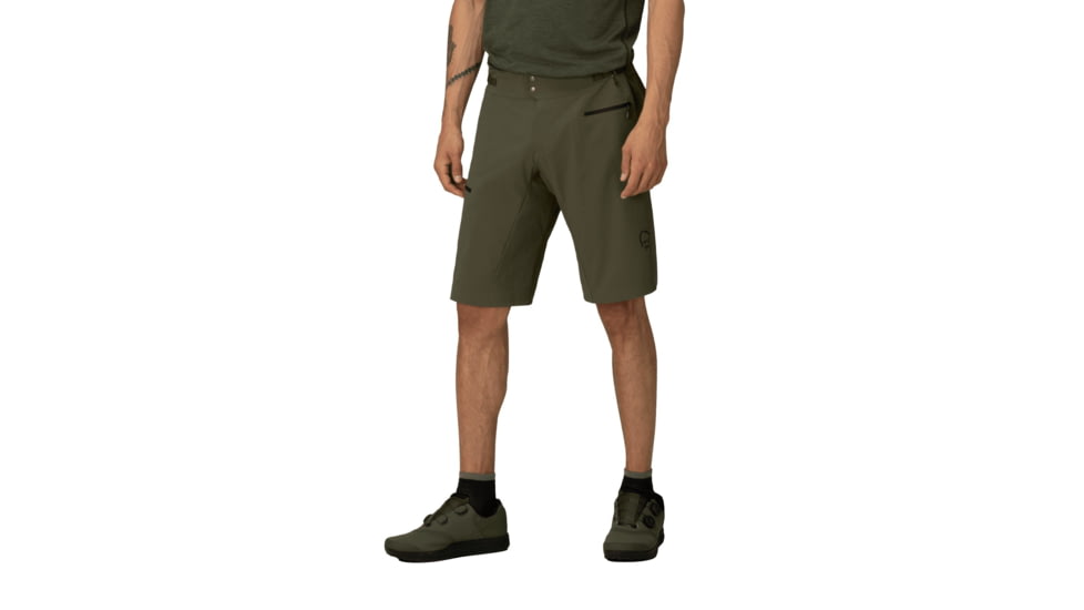 Norrona Fjora Flex1 Light Shorts - Mens, Olive Night, Medium, 2203-24-3301-M