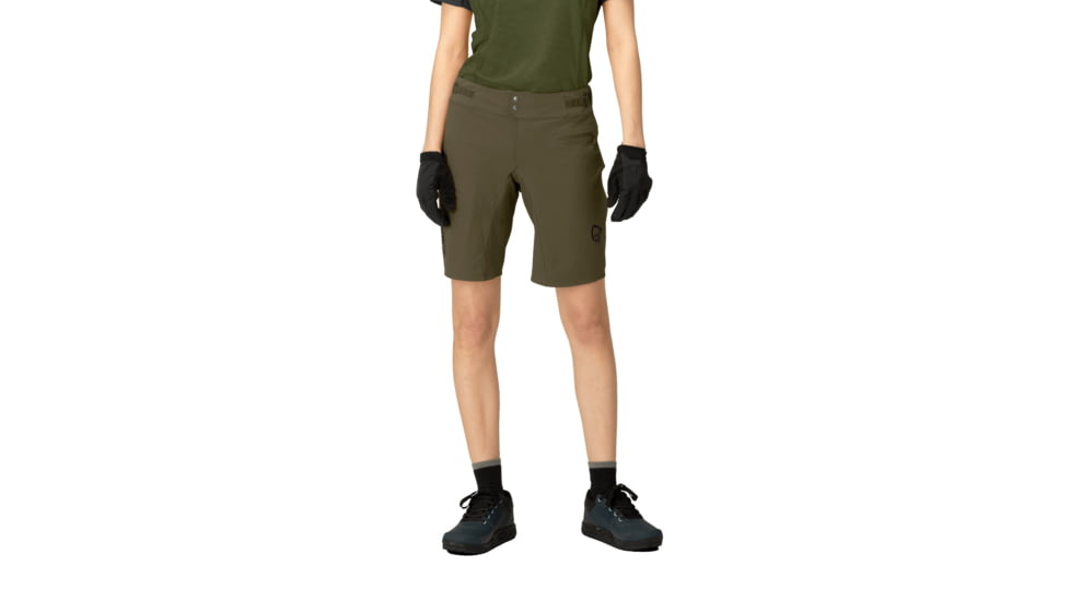 Norrona Fjora Flex1 Light Shorts - Womens, Olive Night, Small, 2204-24-3301-S