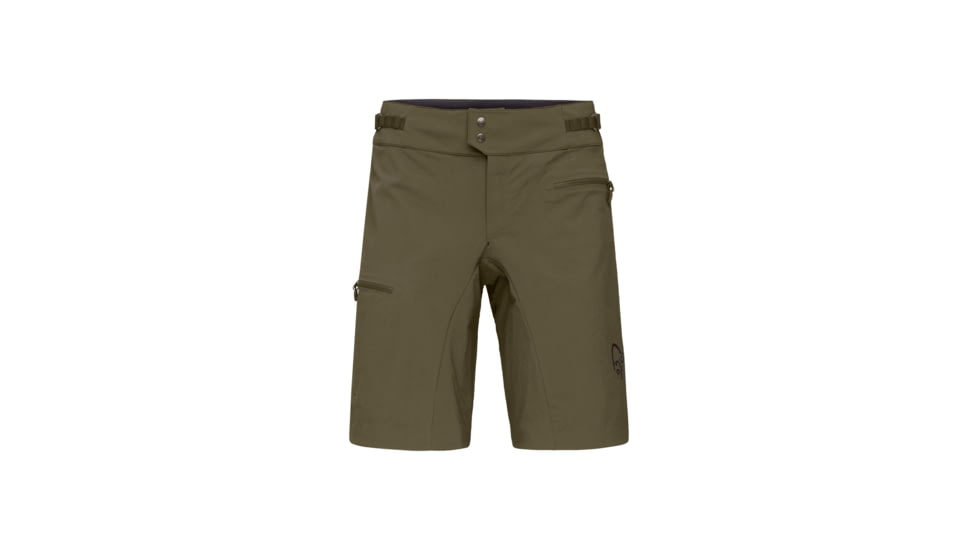 Norrona Fjora Flex1 Light Shorts - Womens, Olive Night, Small, 2204-24-3301-S