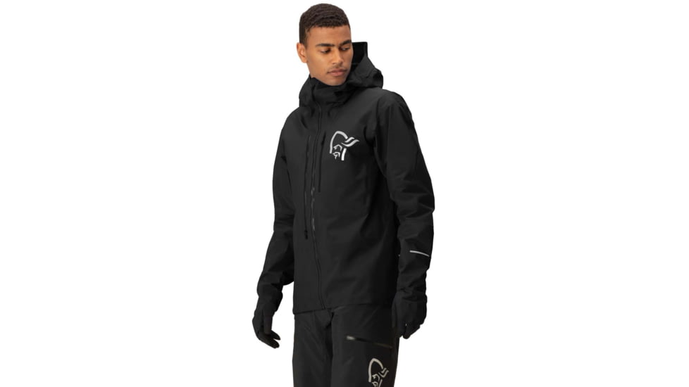 Norrona Fjora Gore-Tex Pro Jacket - Mens, Caviar Black Black, Small, 2205-23 7718 S