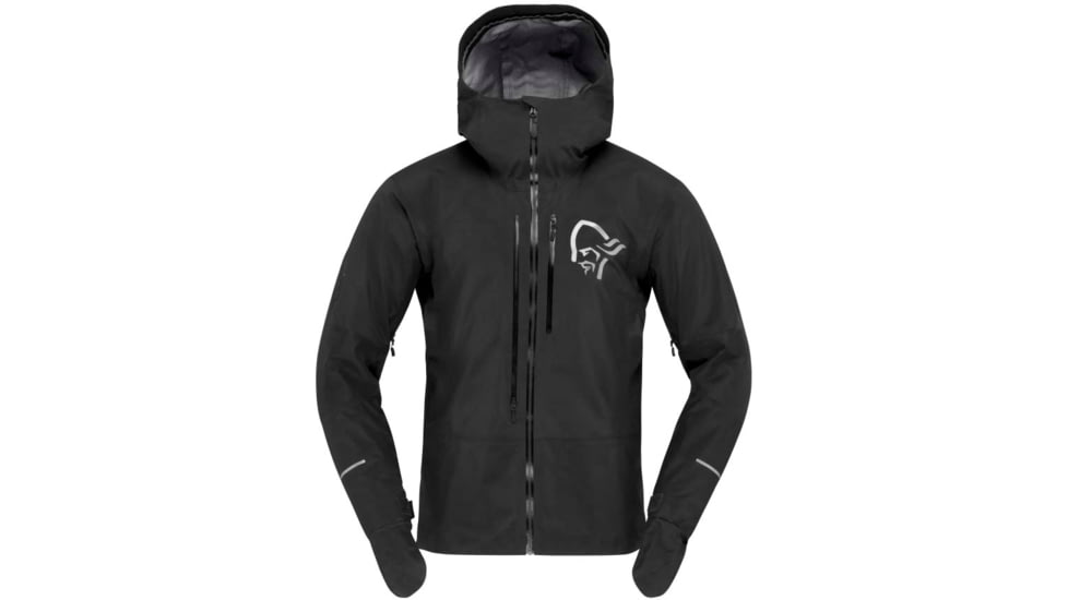 Norrona Fjora Gore-Tex Pro Jacket - Mens, Caviar Black Black, Small, 2205-23 7718 S
