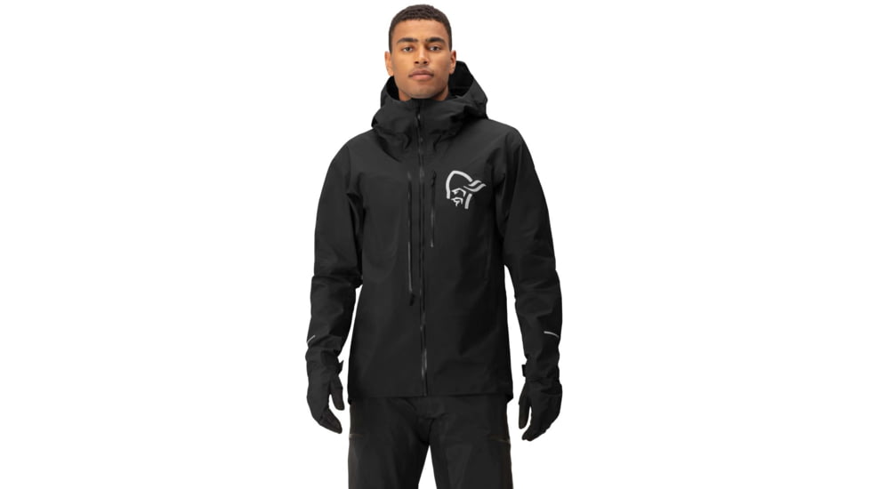Norrona Fjora Gore-Tex Pro Jacket - Mens, Caviar Black Black, Small, 2205-23 7718 S