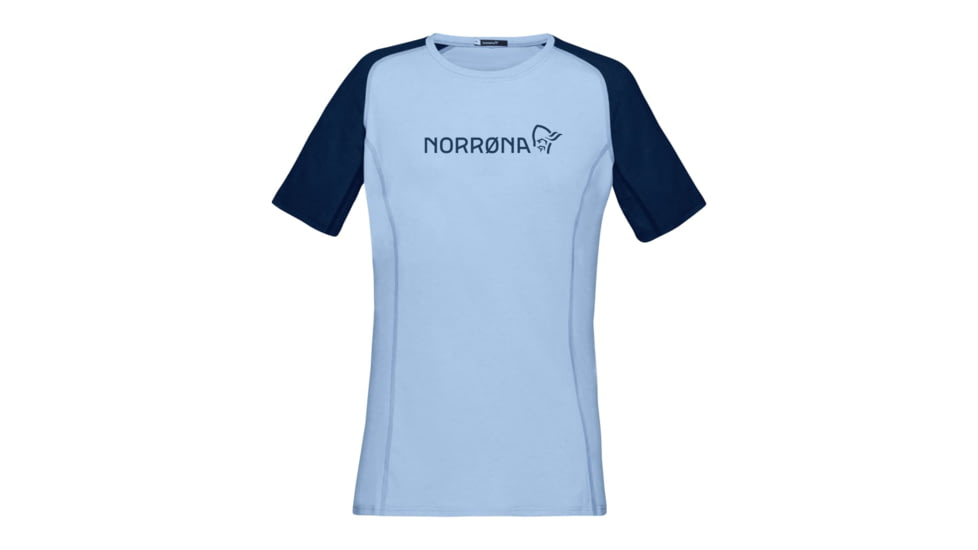 Norrona Fjr Equaliser Lightweight T-Shirt - Womens, Serenity/Indigo Night, Extra Small, 7042698398185